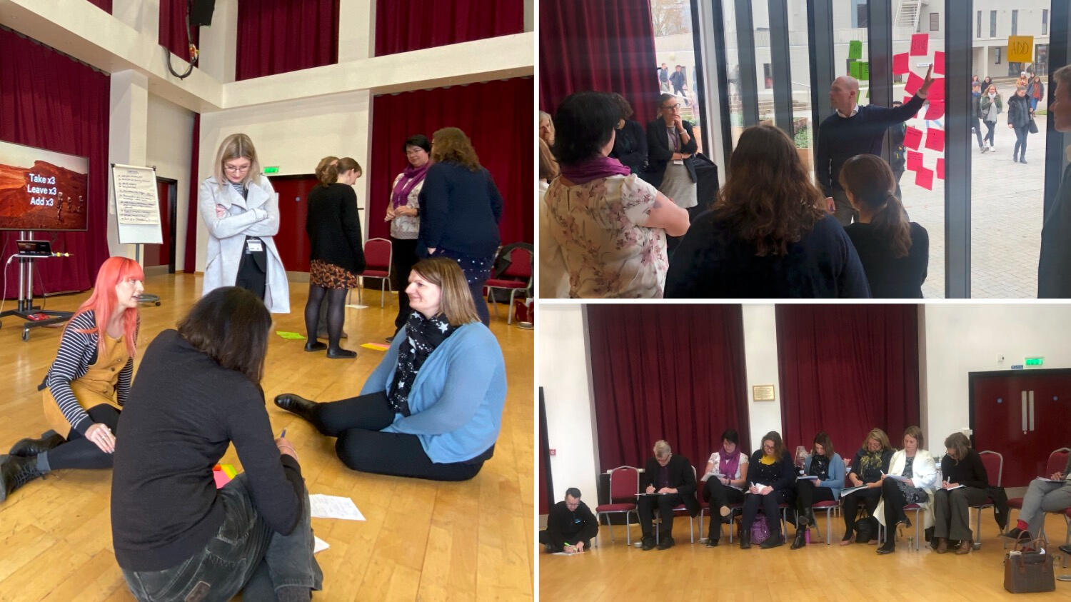Workshopping with the Arts Centre team