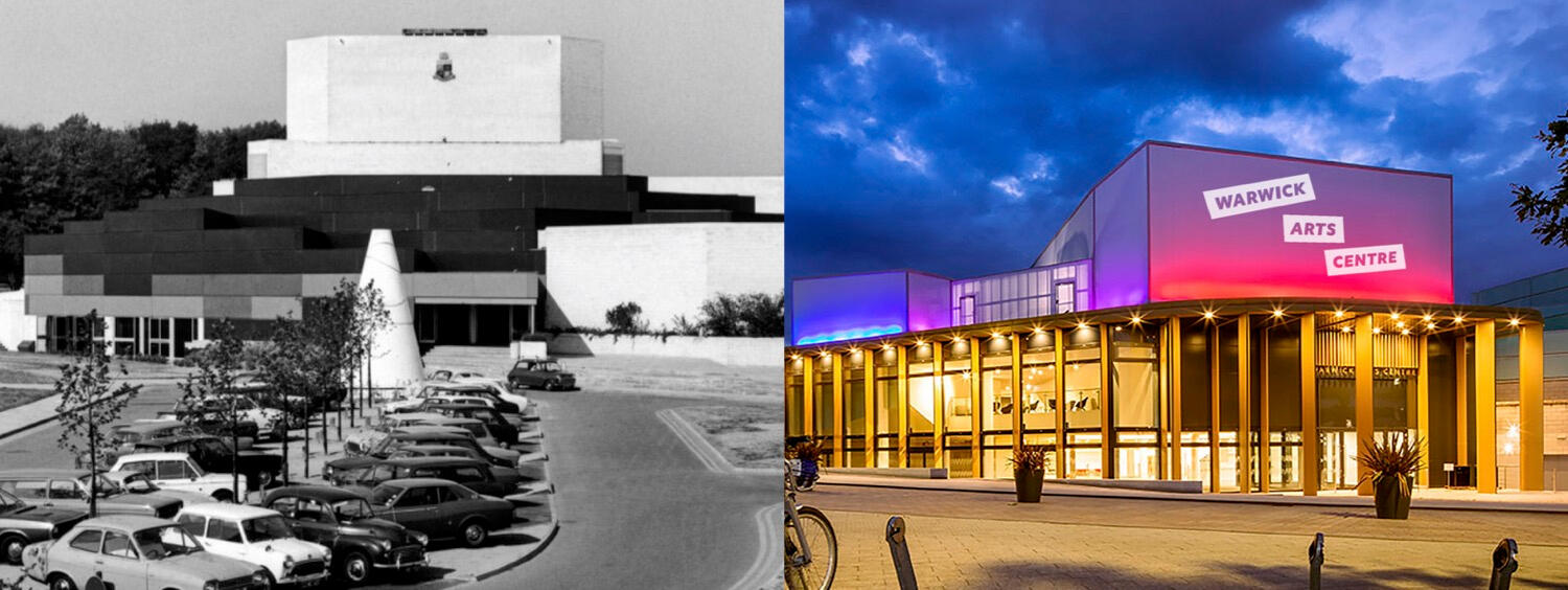 The Arts Centre in the 1970s and now in 2022