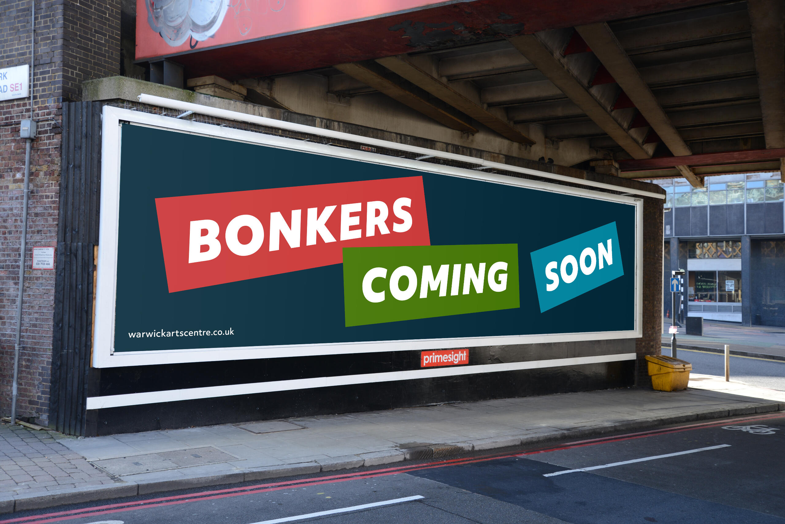 Warwick Arts Centre billboard advert